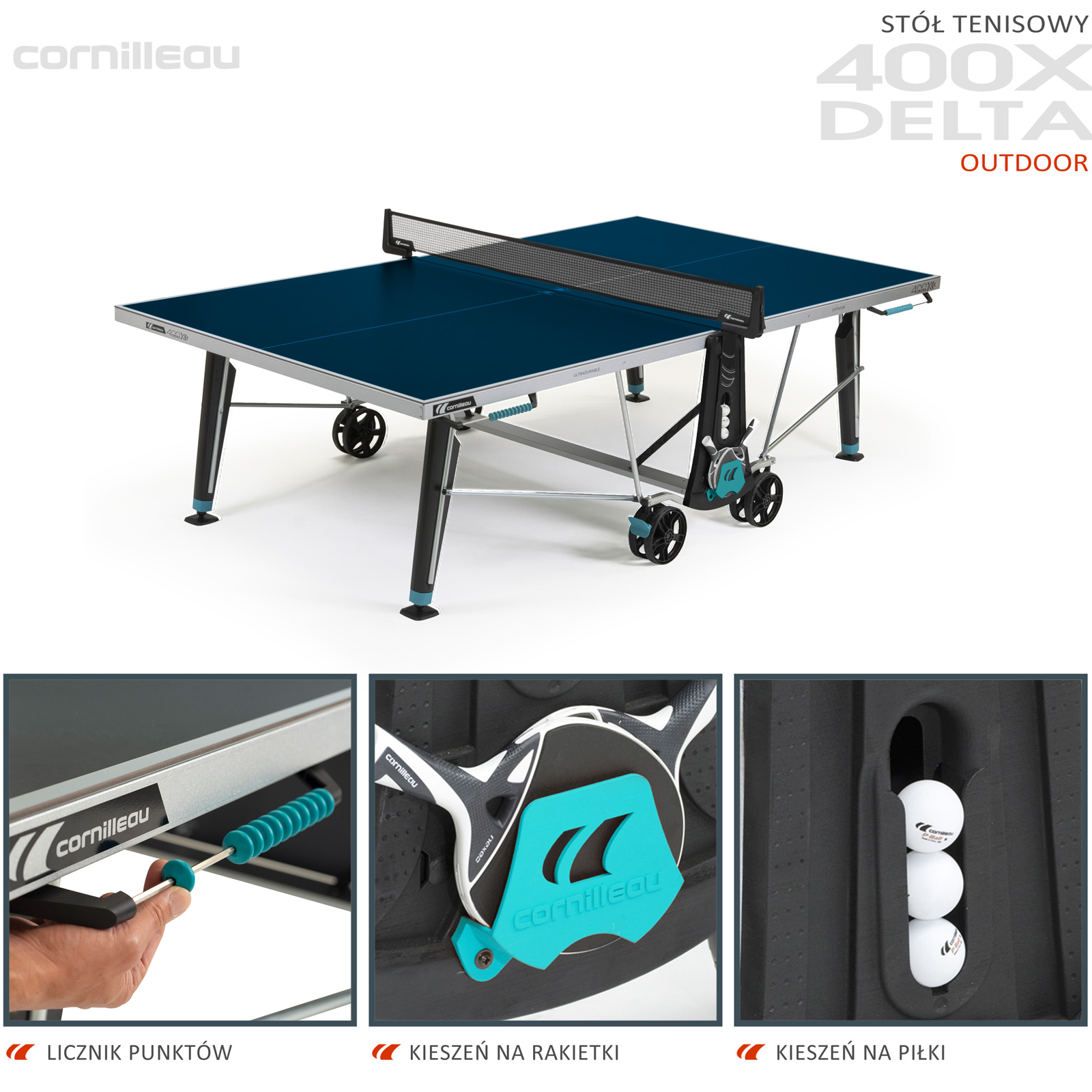 Stół CornilleauDelta 400Xblue