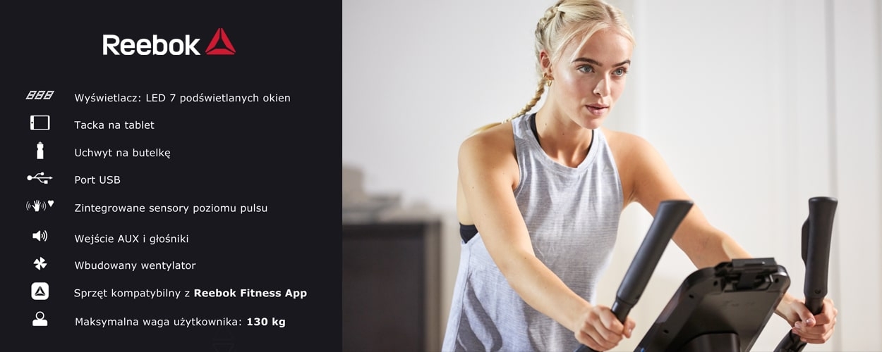 Reebok orbitrek programowany SL8.