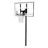 Stojak do gry w koszykówkę Spalding NBA Silver In-Ground 881596CN