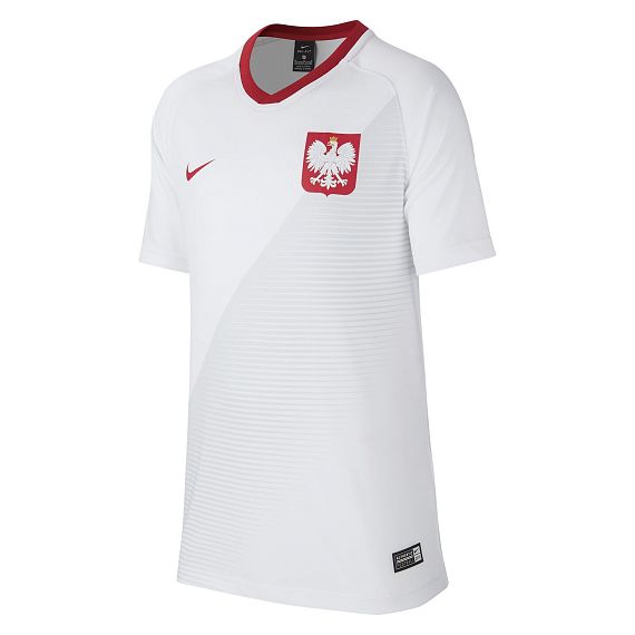 Koszulka Nike Polska 2018 Stadium Home Jr 894013