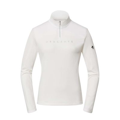 Bluza narciarska damska Descente Chest Logo T-Neck DW5FLT01LU