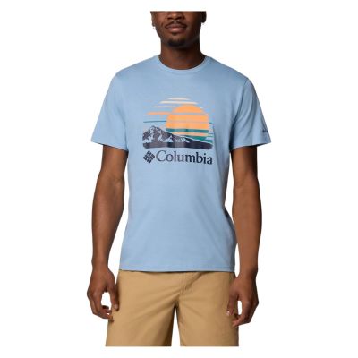 Koszulka turystyczna męska Columbia Path Lake II Graphic M1934814