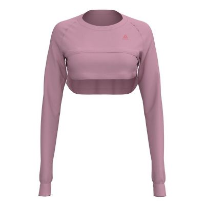 Bluza treningowa damska Odlo Fancy Marble Cropped 860331