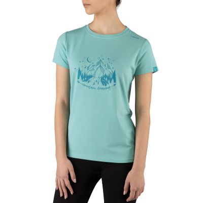 Koszulka turystyczna damska Viking Lako Bamboo 500225544