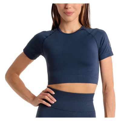 Koszulka treningowa damska Make Us Strong Rashguard Queens SS granatowy