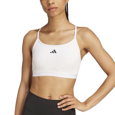 Biustonosz sportowy adidas Aeroreact Training 3 Stripes Light Support JG1403