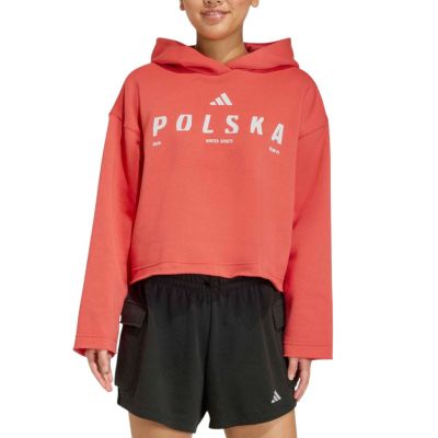 Bluza damska adidas Team PL GFX Hoody JX1157 