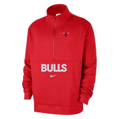 Bluza do koszykówki męska Nike Chicago Bulls Club Courtside FZ7711