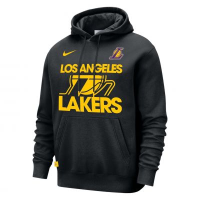 Bluza do koszykówki męska Nike Los Angeles Lakers Club Courtside FZ7485