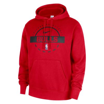 Bluza dresowa do koszykówki męska Nike Chicago Bulls Club HM7179