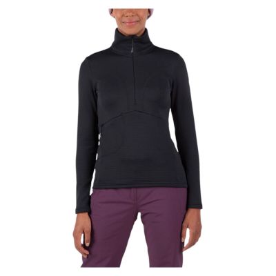 Bluza narciarska damska Rossignol Blackside Fleece Half Zip RLNWL15