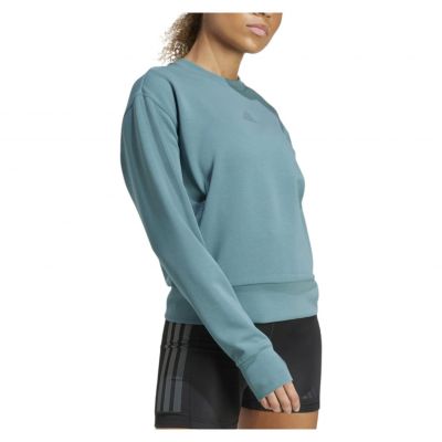 Bluza treningowa damska adidas Designed For Training Warm Up Crewneck JW3395