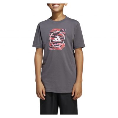 Koszulka dla chłopców adidas Camo Box JM8232