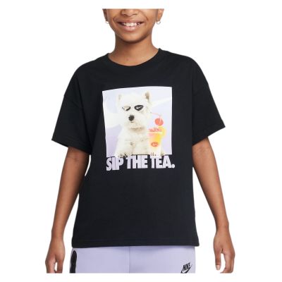 Koszulka dla dziewcząt Nike Nike Sportswear Photo HQ2337
