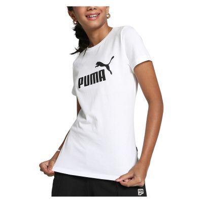Koszulka dla dziewcząt Puma Essentials Logo Tee 587029