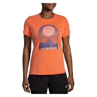 Koszulka do biegania damska Brooks Distance S/S 2.0 221614
