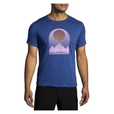 Koszulka do biegania męska Brooks Distance S/S 2.0 211453