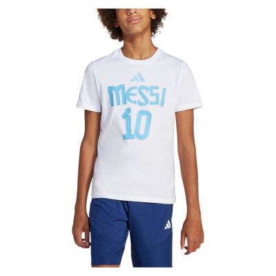 Koszulka piłkarska dla chłopców adidas Messi Name And Number Graphic JJ1416