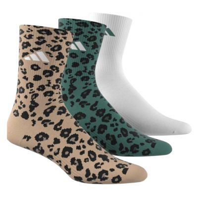 Skarpety adidas Leopard Print JX5557 zestaw 3-pak