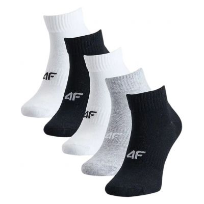 Skarpety męskie 4F MID CUT (5-pack) 4FWMM00USOCM480