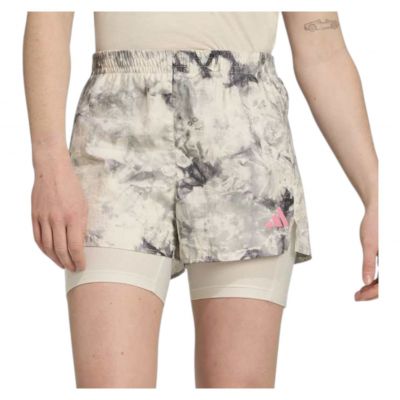 Spodenki do biegania damskie adidas Own The Run Spray Dye 2in1 JN9669