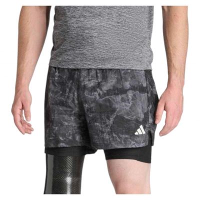 Spodenki do biegania męskie adidas Own The Run Spray Dye 2in1 JN9680