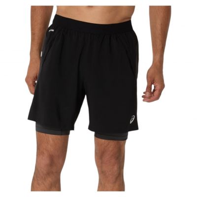 Spodenki do biegania męskie Asics Road 2in1 7IN 2011D246