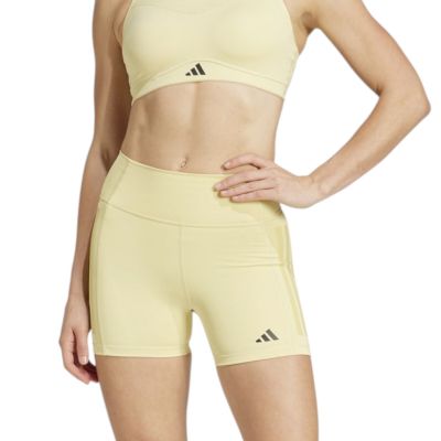 Spodenki treningowe damskie adidas Optime 3 Stripes 1/4 Shorts JJ3526