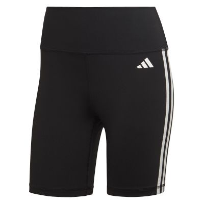 Spodenki treningowe damskie adidas Training Essentials 3-Stripes High-Waisted Short Leggings HK9964