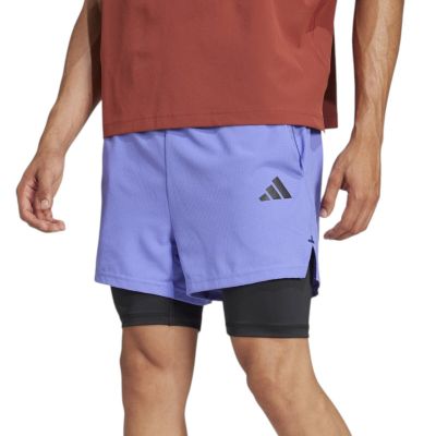 Spodenki treningowe męskie 2w1 adidas Gym JC5247
