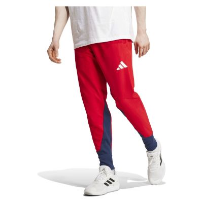 Spodnie dresowe męskie adidas NOC Poland Z.N.E. Podium czerwone JF6673