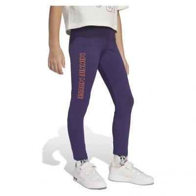 Spodnie legginsy dla dziewcząt adidas Disney Minnie Mouse JL9192