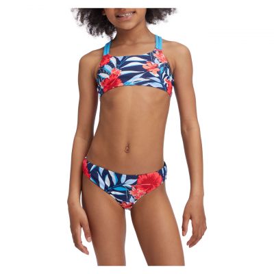 Strój kąpielowy dwuczęściowy dla dziewcząt Firefly Flowers Sanna 426856