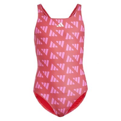 Strój kąpielowy dziewczęcy adidas Logo Graphic V Back JG6050