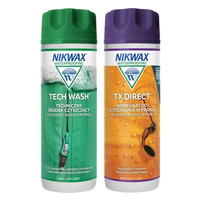 Zestaw impregnatów Nikwax Tech Wash + TX-Direct 2-pak
