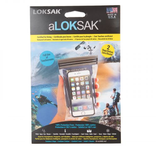 Etui wodoodporne na telefon aLoksak 10x16cm 2szt