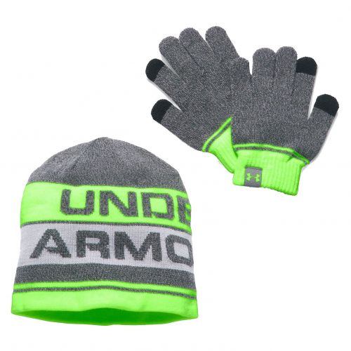 Czapka i rękawiczki Under Armour Jr 1300443 zestaw