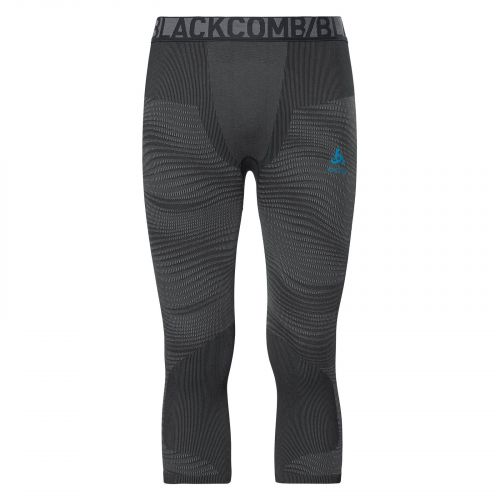 Bielizna termoaktywna spodnie męskie Odlo Performance Black Pant 3/4 187102