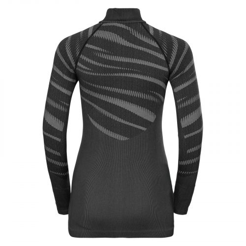 Bielizna termoaktywna koszulka damska Odlo Performance Black 1/2 Zip 187111