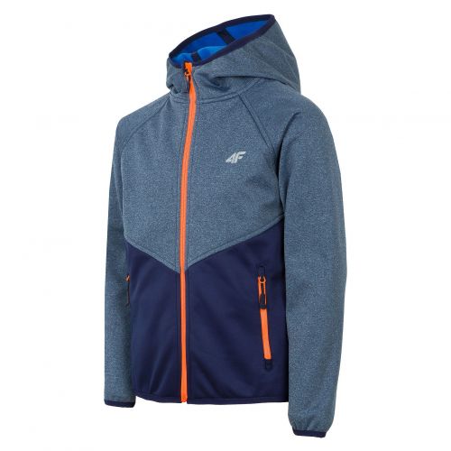 Kurtka dla dzieci softshell 4F HJZ19-JSFM002