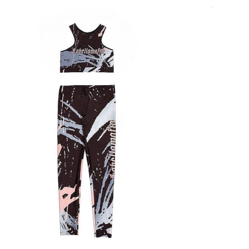 Zestaw damski sportowy top i legginsy Labellamafia FCJ17067