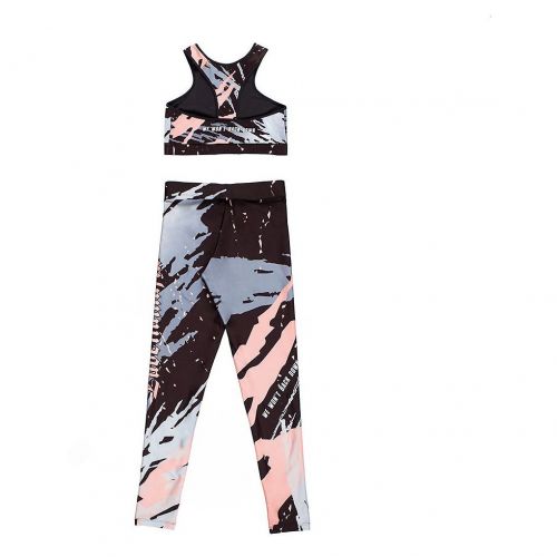 Zestaw damski sportowy top i legginsy Labellamafia FCJ17067