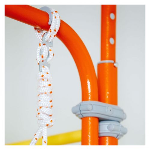 Drabinka gimnastyczna do ćwiczeń Wallbarz Family 4D biała