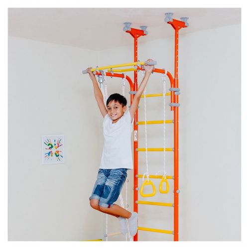 Drabinka gimnastyczna do ćwiczeń Wallbarz Family 4D biała