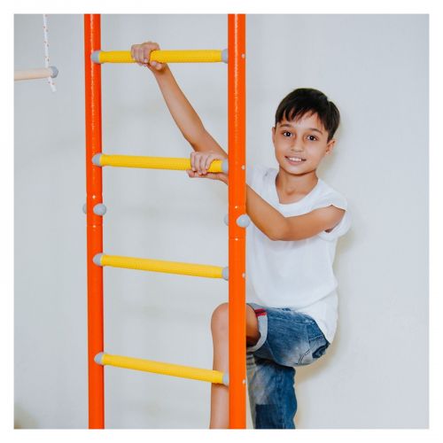 Drabinka gimnastyczna do ćwiczeń Wallbarz Family 4D biała