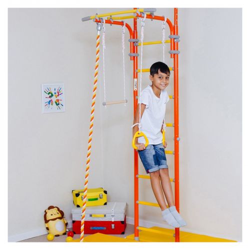 Drabinka gimnastyczna do ćwiczeń Wallbarz Family 4D biała