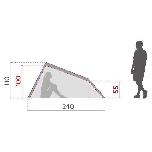 Namiot turystyczny 2-osobowy McKinley Escape 20.2 289507