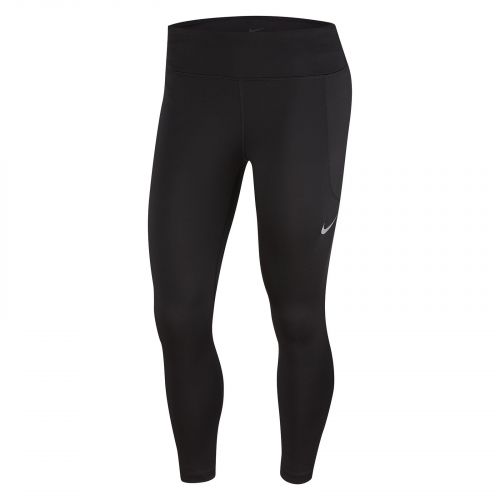 Spodnie legginsy do biegania damskie Nike Fast Crop BV0038 /  010/black/reflective silv, Cena, Opinie