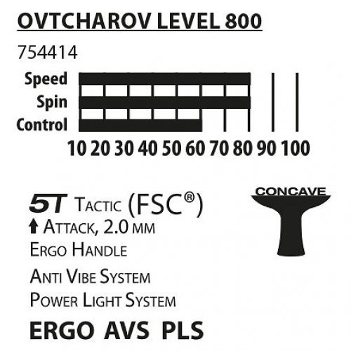 Rakietka Donic Schildkrot Ovtcharov 800 754414
