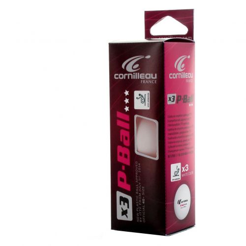 Piłeczki do tenisa stołowego Cornilleau P-Ball ITTF 3 szt. 310550